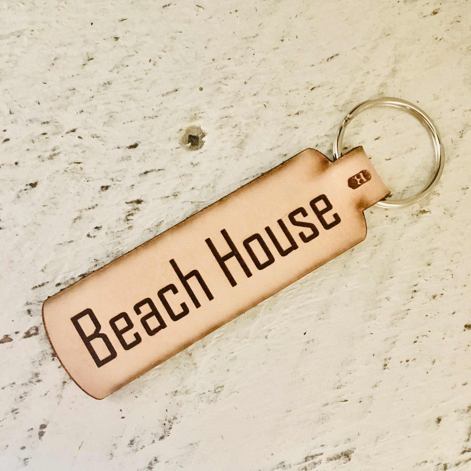 Local Designs Keychains Leather Location Keychains-ALW – The Tiny Art Shack