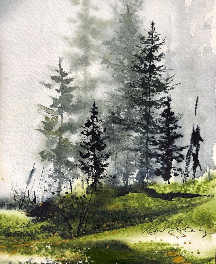 The Forest Print – The Tiny Art Shack